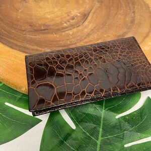 St.Thomas Fine Leather Accessories Vintage Wallet NWT